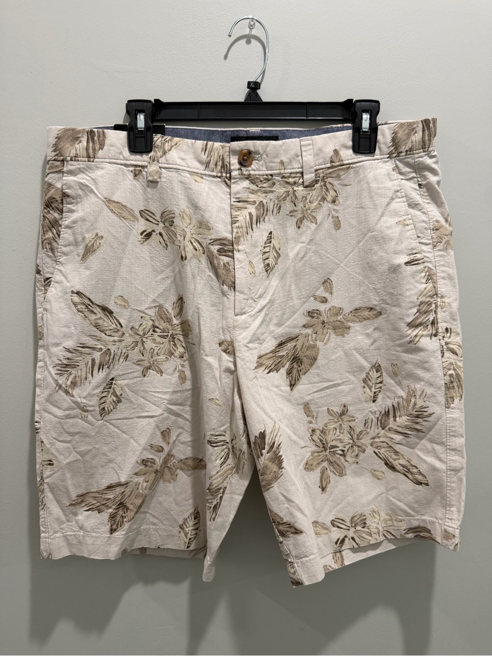 Banana Republic Aiden Floral Linen Blend Shorts Men’s 35 Slim Fit NWT